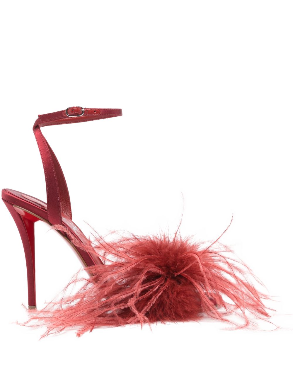 Christian Louboutin Women Miss Z Plumes Sandals
