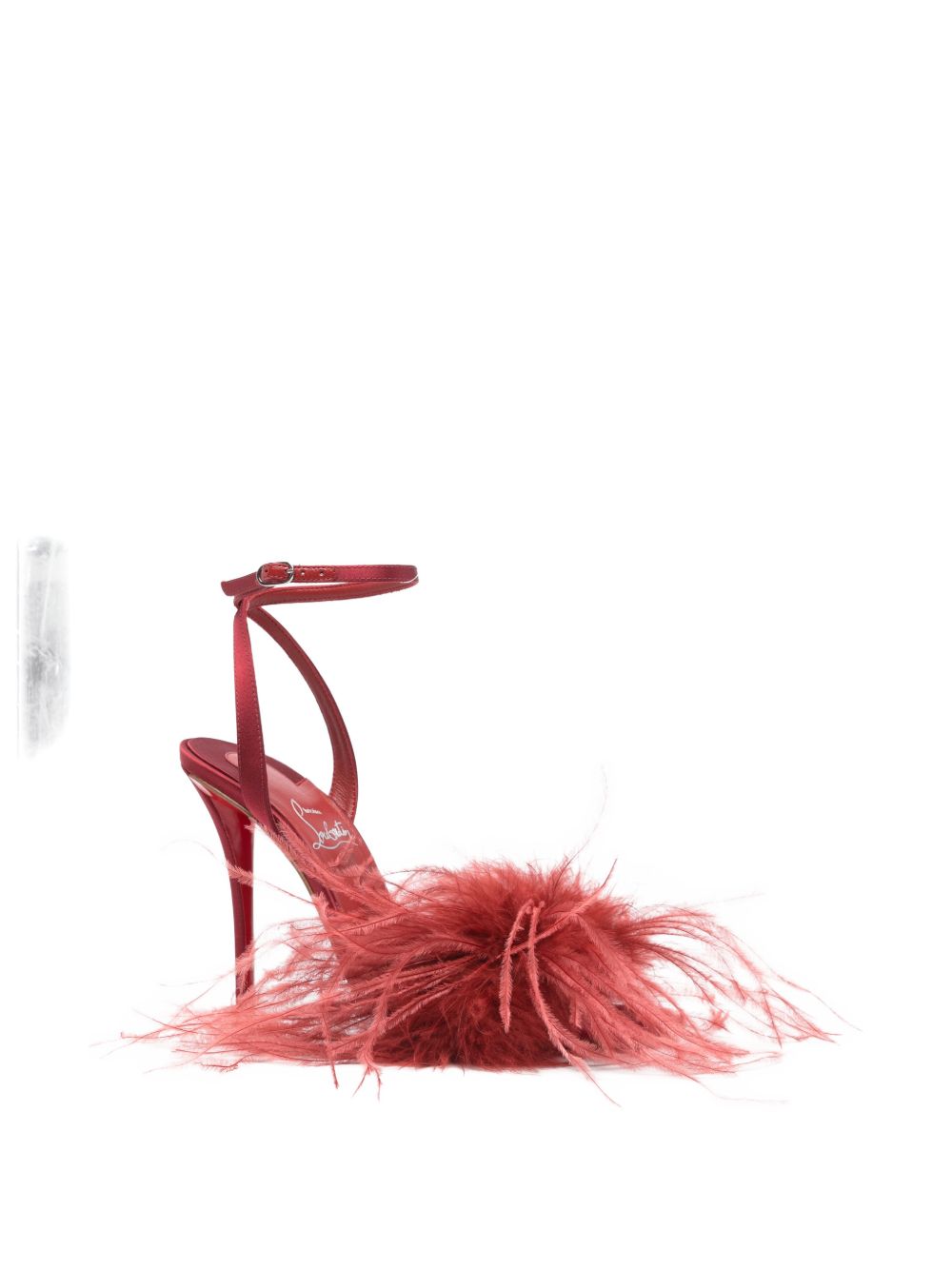 Christian Louboutin Women Miss Z Plumes Sandals
