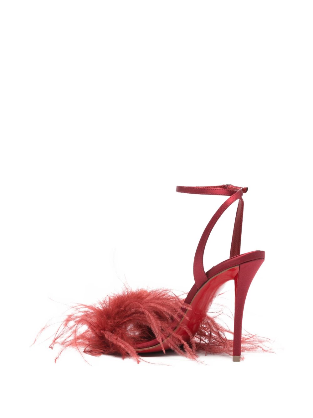 Christian Louboutin Women Miss Z Plumes Sandals