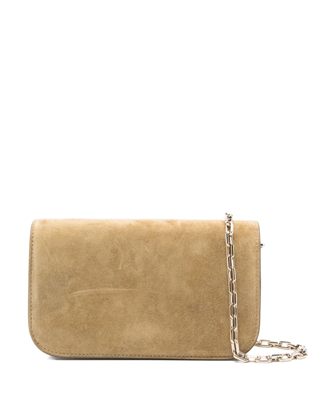 Christian Louboutin Women Paloma Suede Leather Clutch CHRISTIAN LOUBOUTIN