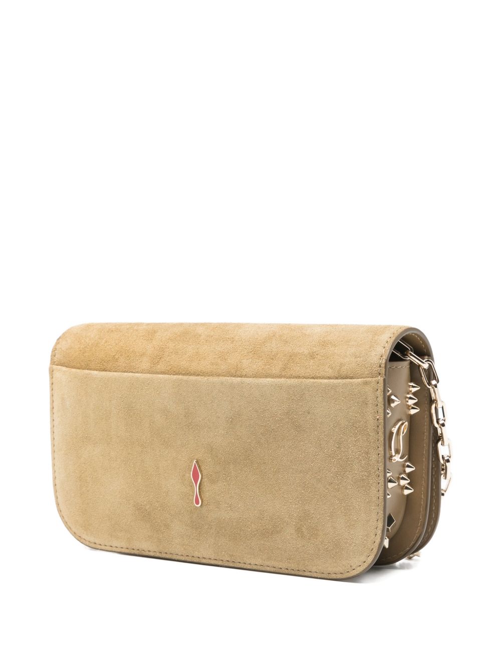 Christian Louboutin Women Paloma Suede Leather Clutch CHRISTIAN LOUBOUTIN