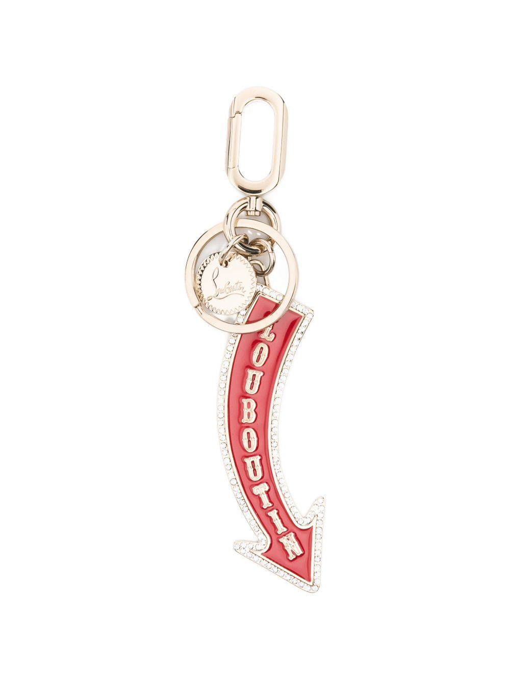 Christian Louboutin Women Circus Signpost Keyring CHRISTIAN LOUBOUTIN