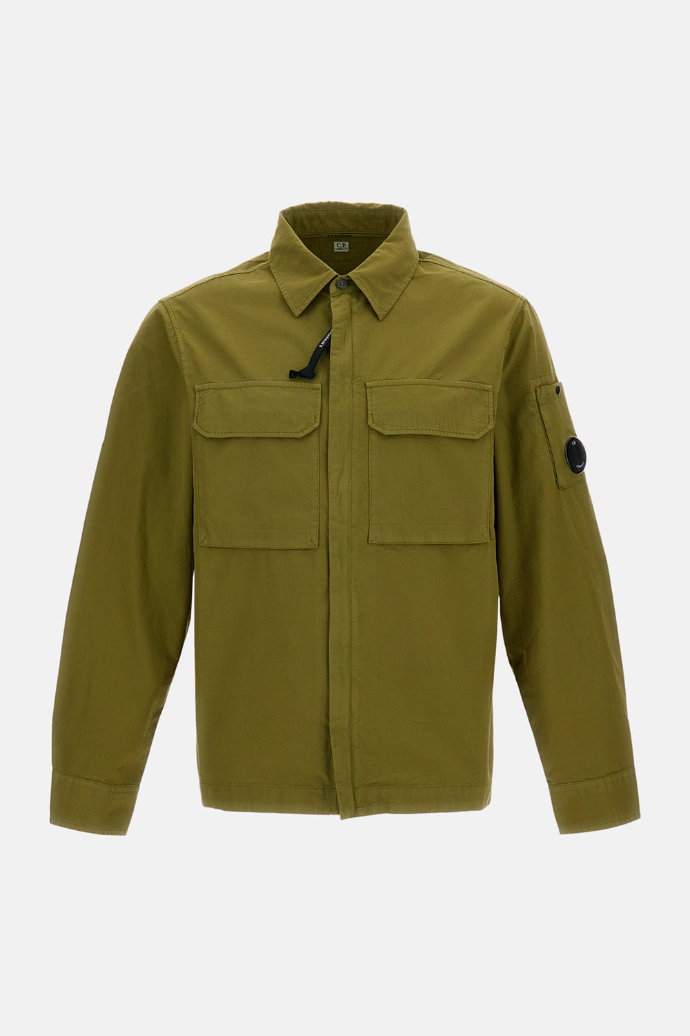 C.P. Company Men Organic Gabardine Zip-Up Overshirt C.P. COMPANY