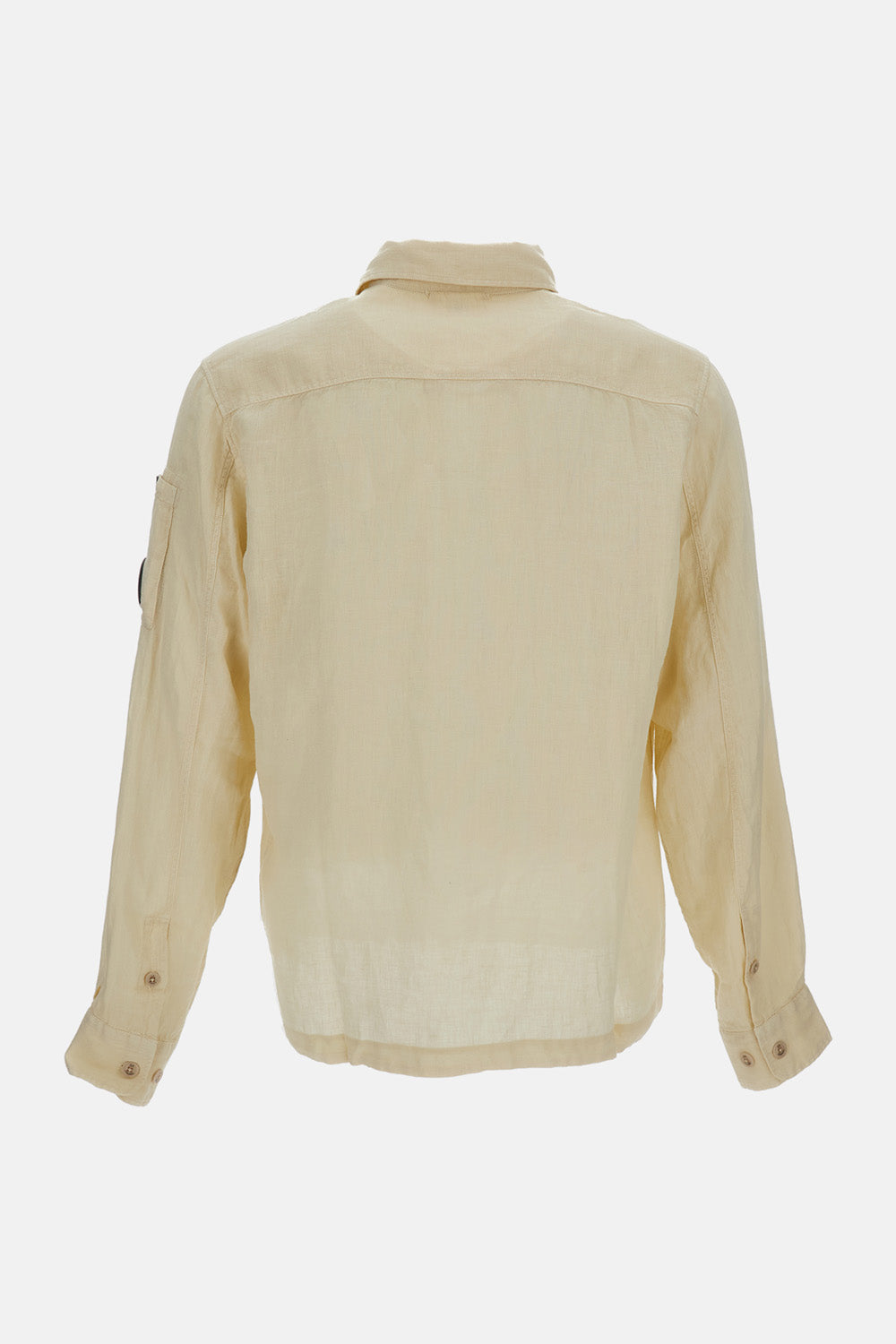 C.P. Company Men Shirts Long Sleeve In Linen C.P. COMPANY