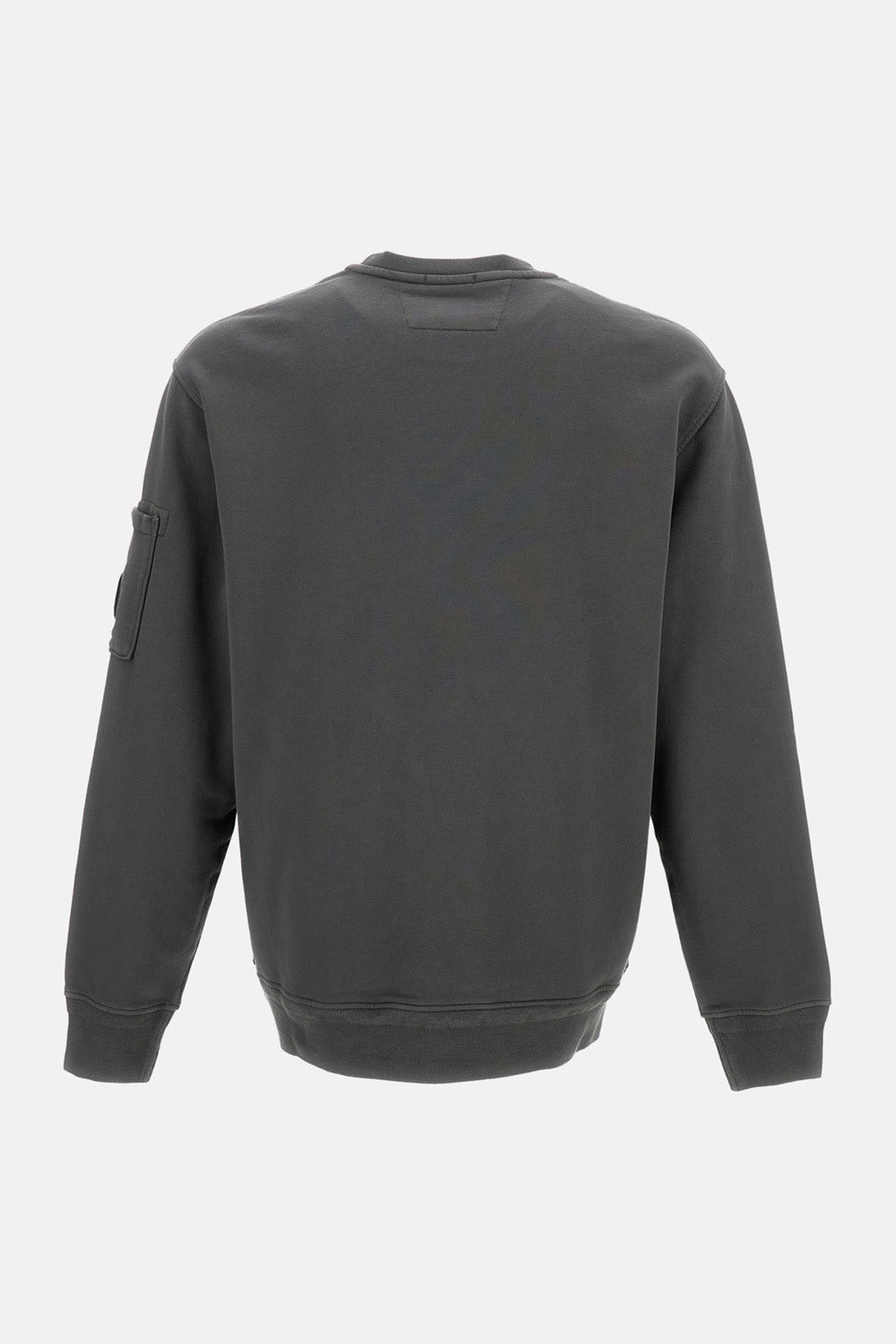 C.P. Company Men Cotton Diagonal Fleece Crewneck Lens Sweatshirt C.P. COMPANY