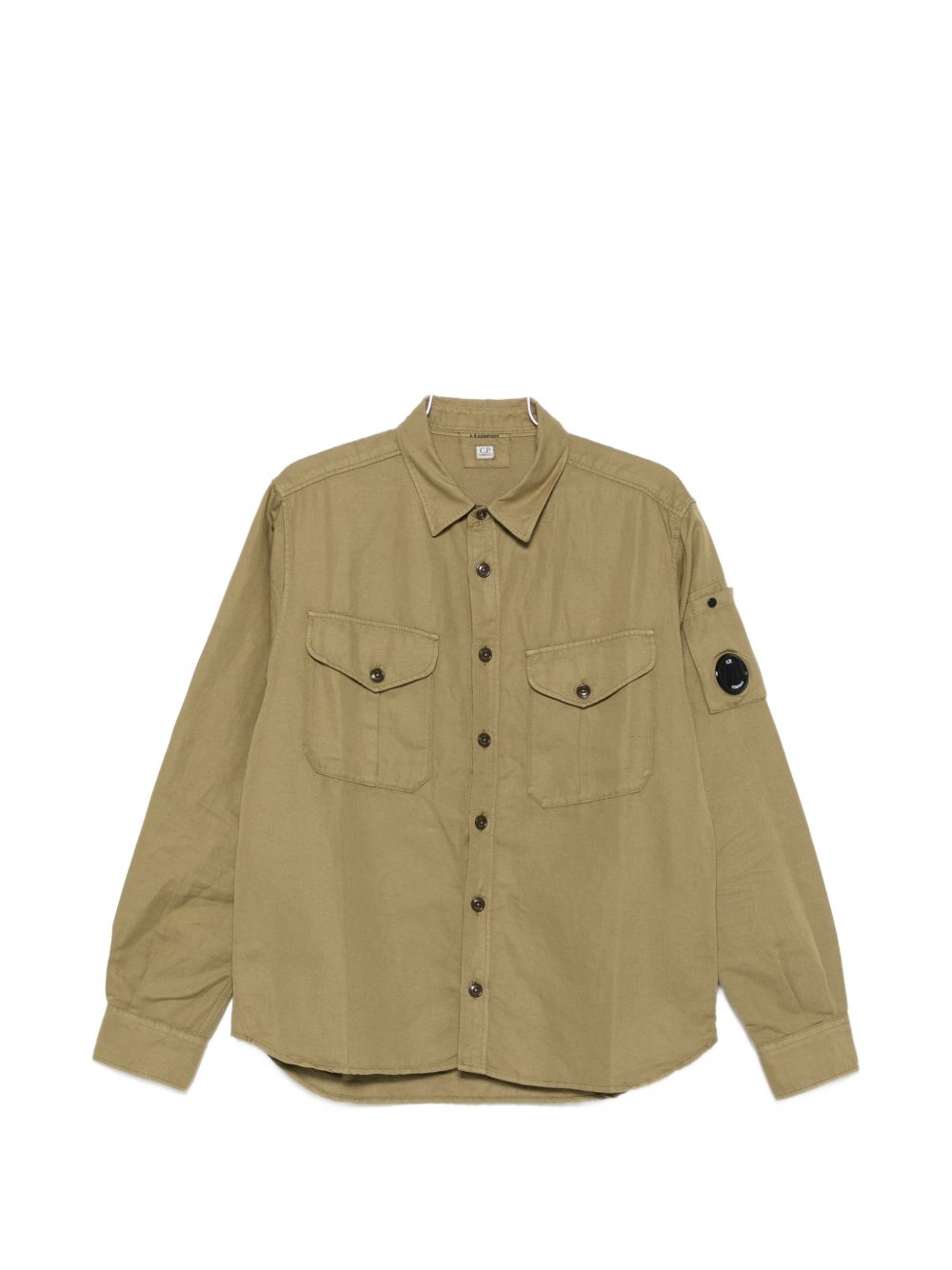 C.P. Company Men Cotton And Linen Blend Shirt