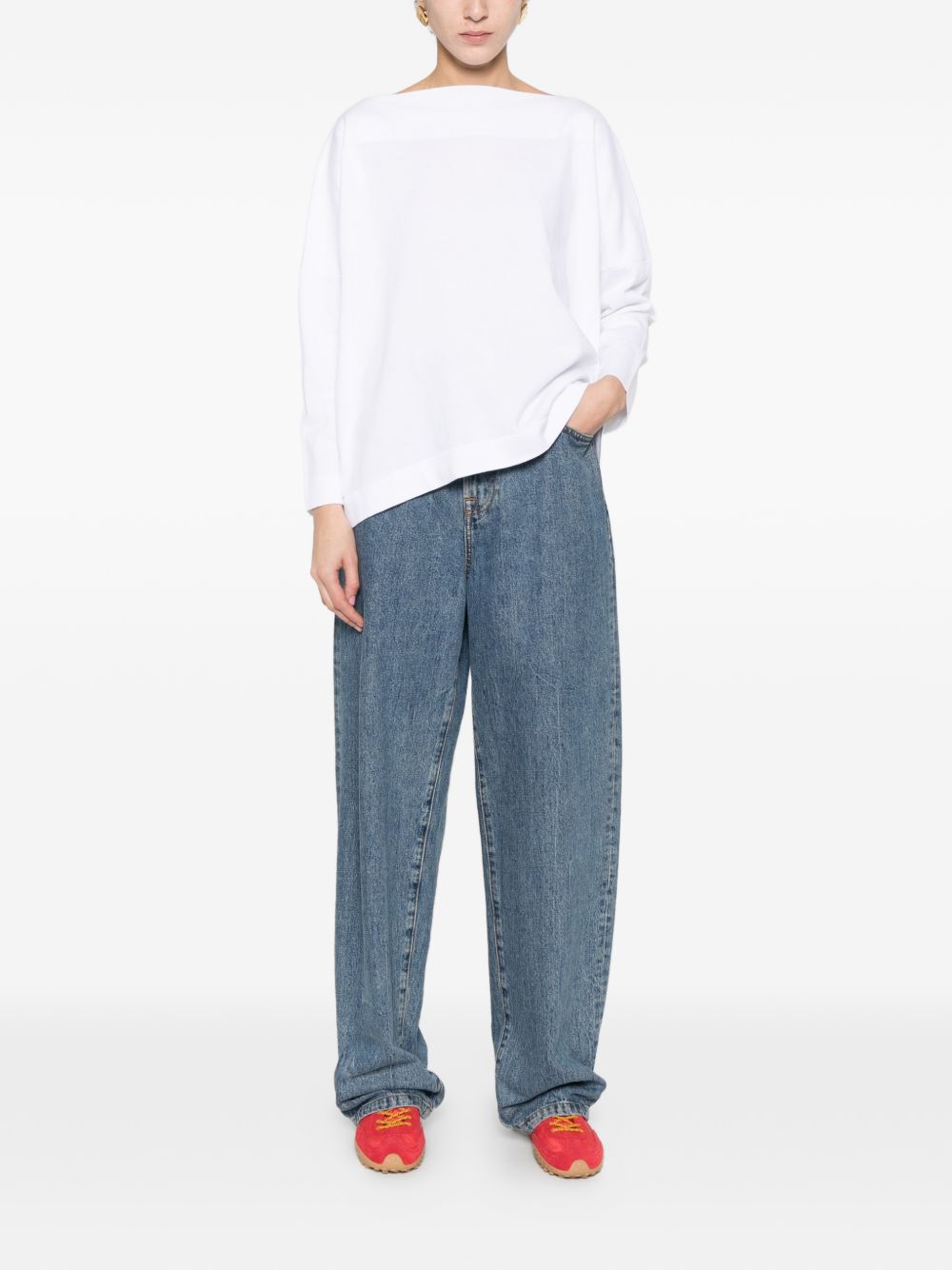Daniela Gregis Women Cotton Boat-Neck Sweater DANIELA GREGIS