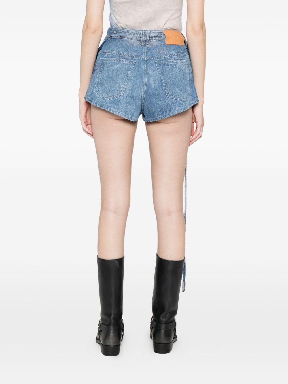 Diesel Women Denim Cotton Shorts DIESEL