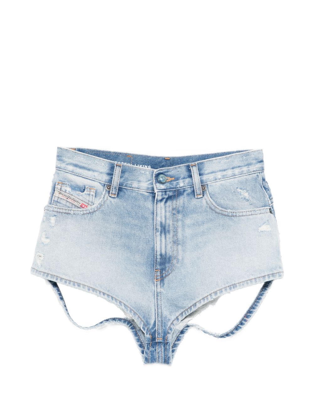 Diesel Women Denim Cotton Shorts DIESEL