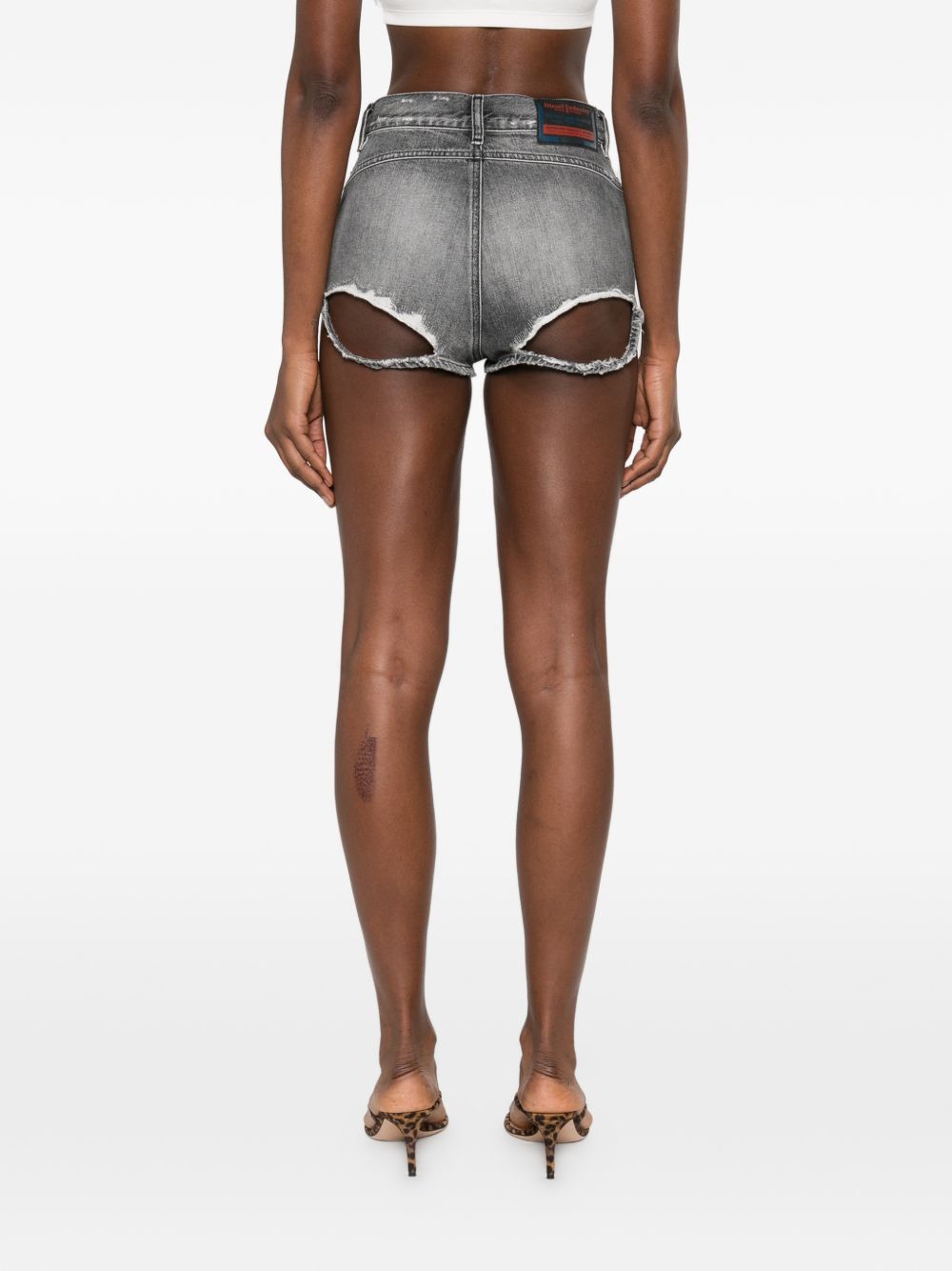 Diesel Women Denim Cotton Shorts DIESEL