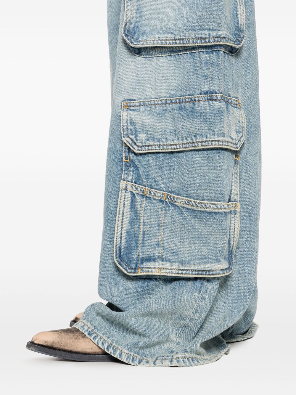 Diesel Women Cargo Denim Jeans DIESEL