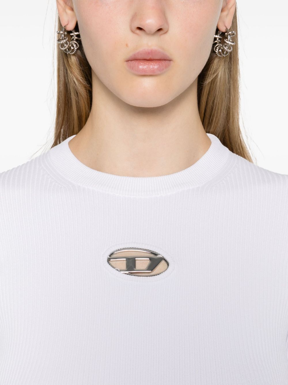 Diesel Women Logo Cropped Top DIESEL