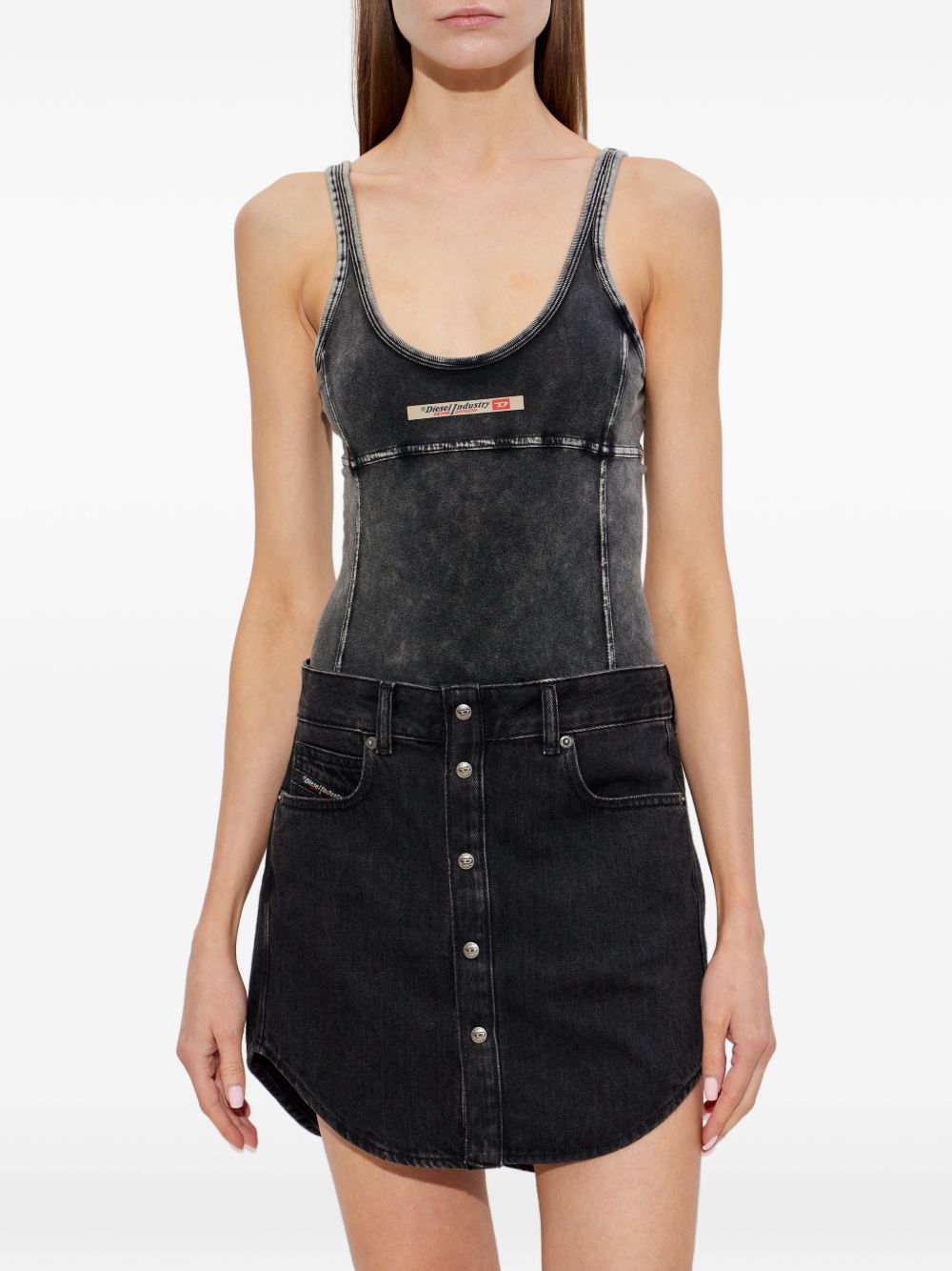 Diesel Women Cotton Bodysuit DIESEL