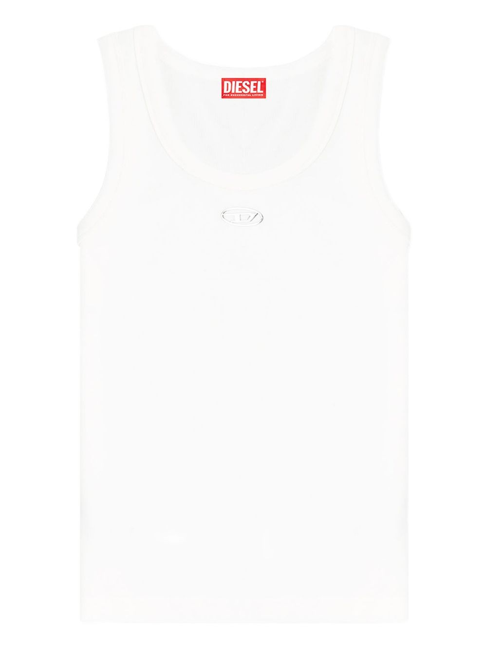 Diesel Women Logo Cotton Tank Top DIESEL