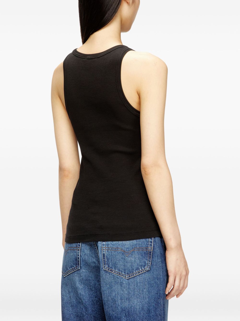 Diesel Women Logo Cotton Tank Top DIESEL