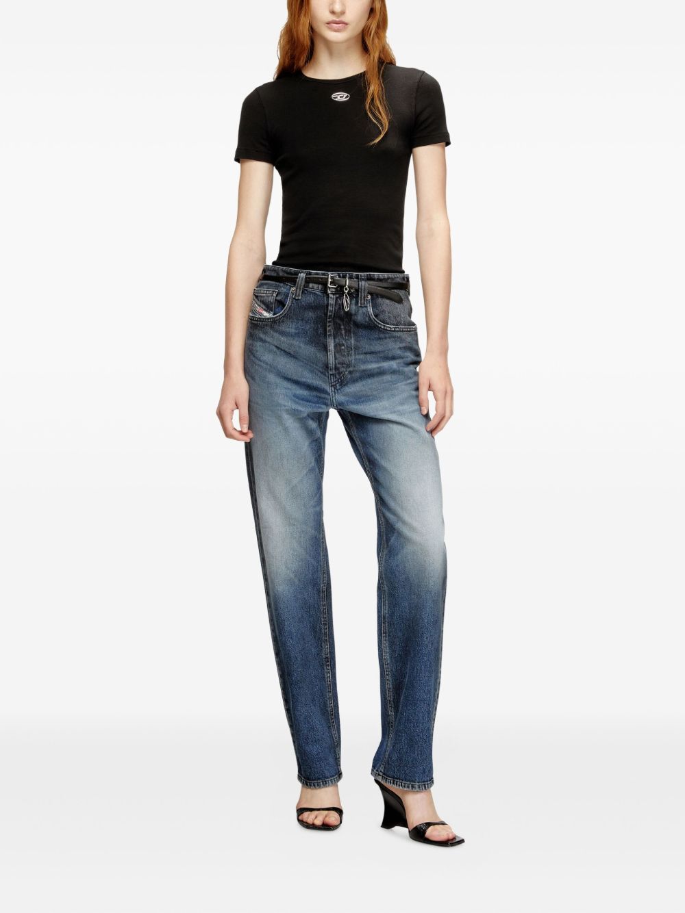 Diesel Women Logo Cotton T-Shirt DIESEL