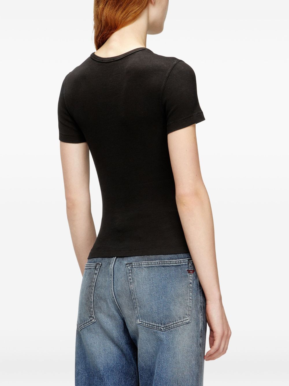 Diesel Women Logo Cotton T-Shirt DIESEL