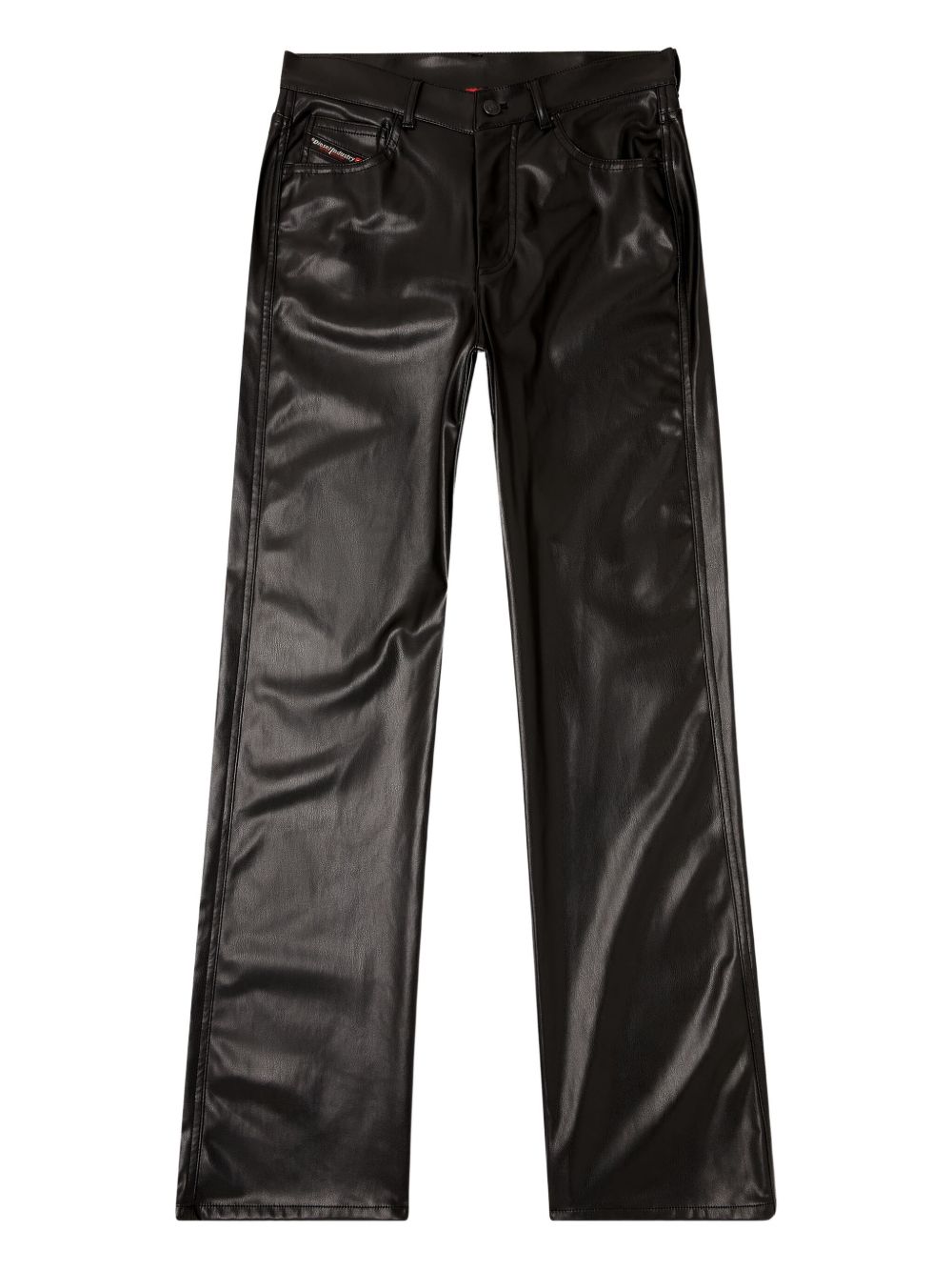 Diesel Women Faxu Leather Trousers DIESEL