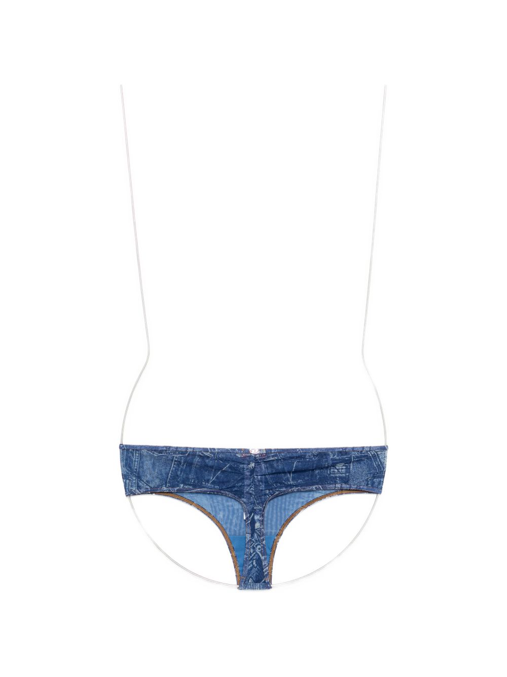 Diesel Women Denim Print Briefs DIESEL
