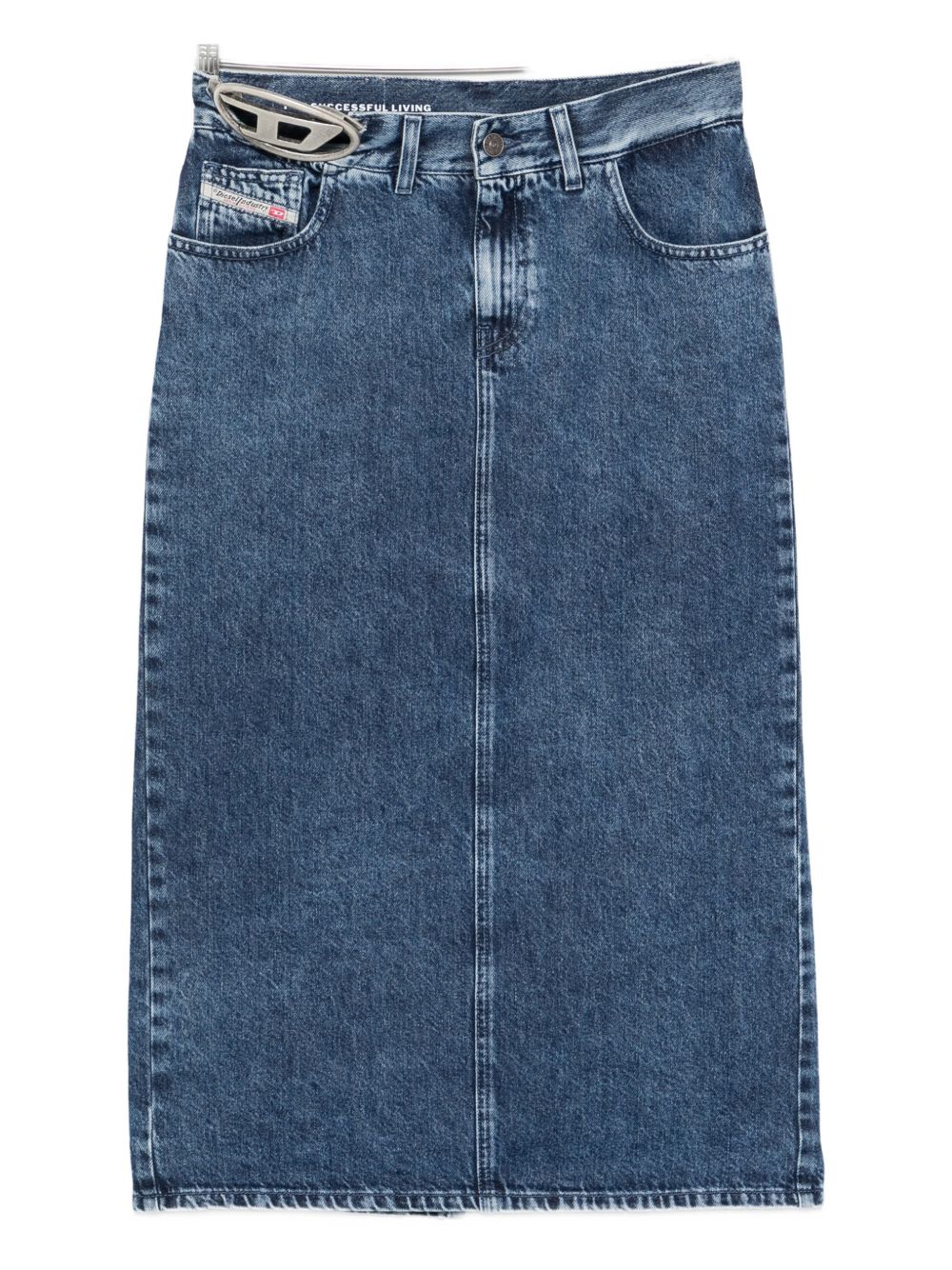 Diesel Women Denim Midi Skirt DIESEL