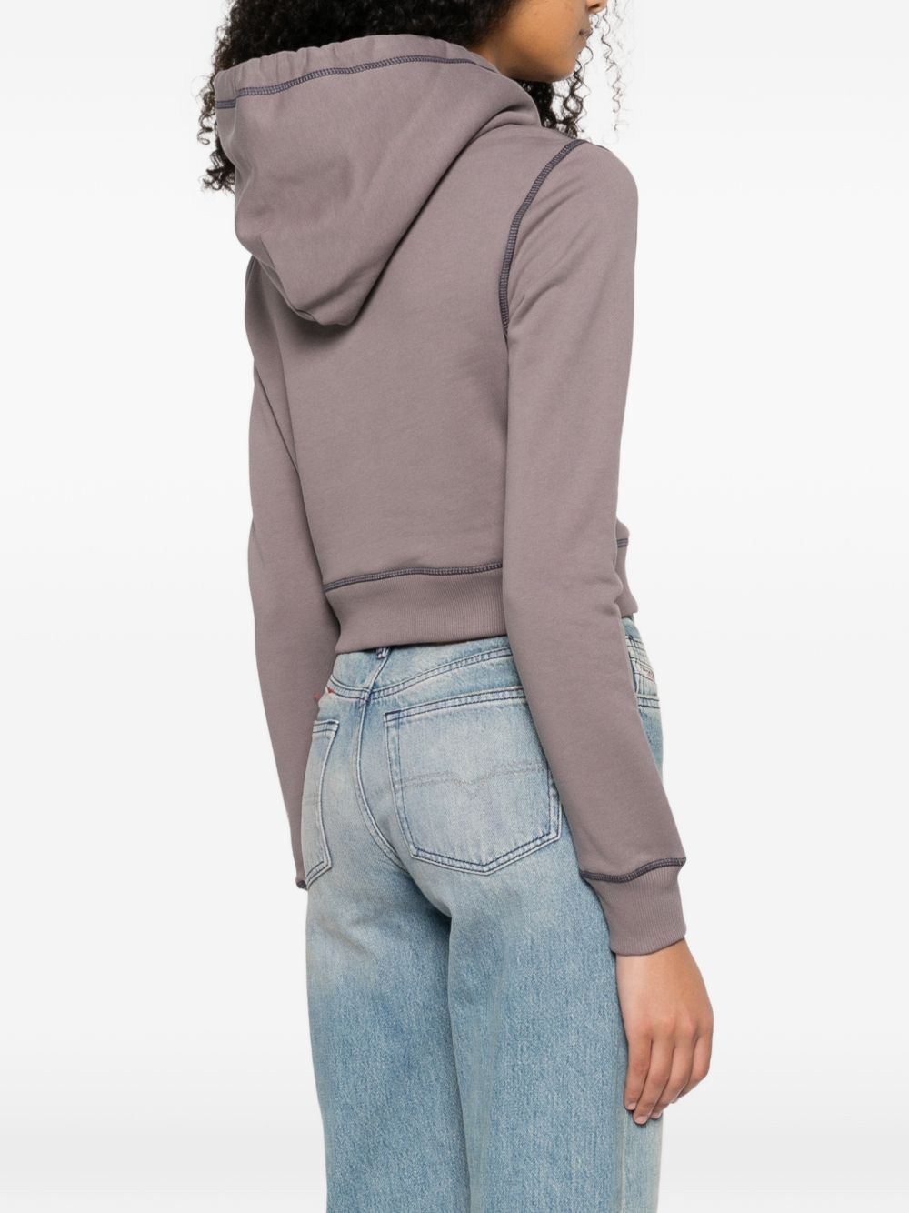 Diesel Women Heart Cotton Hoodie DIESEL