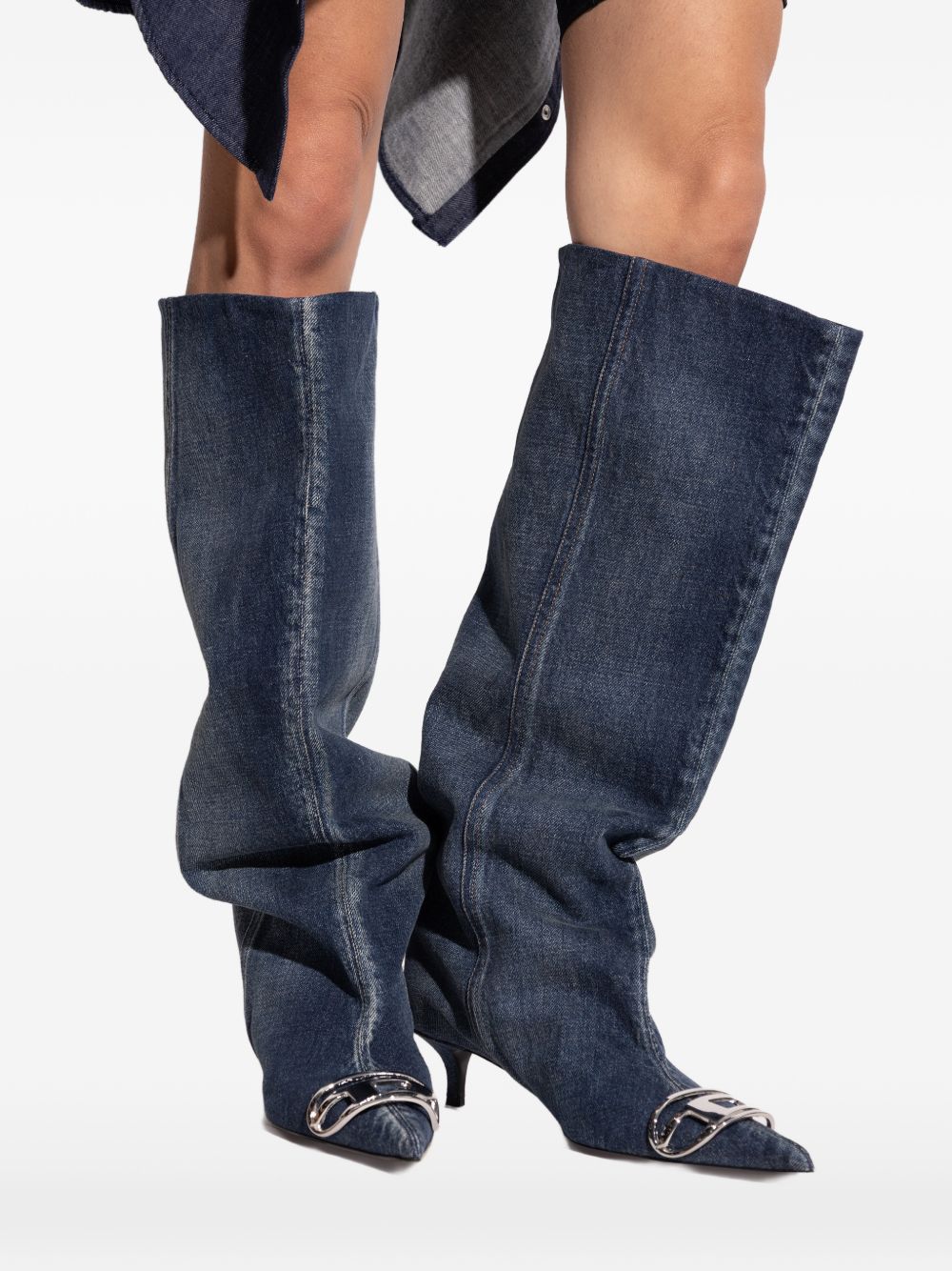 Diesel Women Venus Denim Boots DIESEL