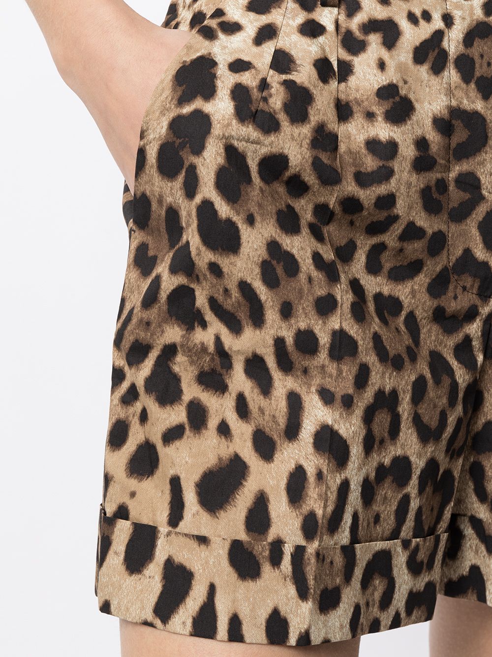 Dolce & Gabbana Women Printed Cotton Shorts DOLCE & GABBANA