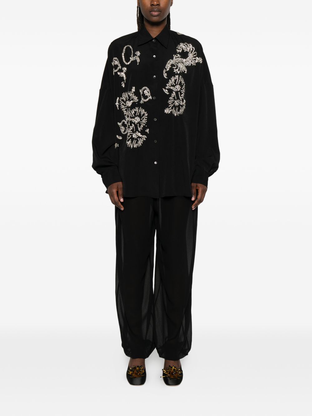 Dries Van Noten Women Casia Embroidered Shirt DRIES VAN NOTEN