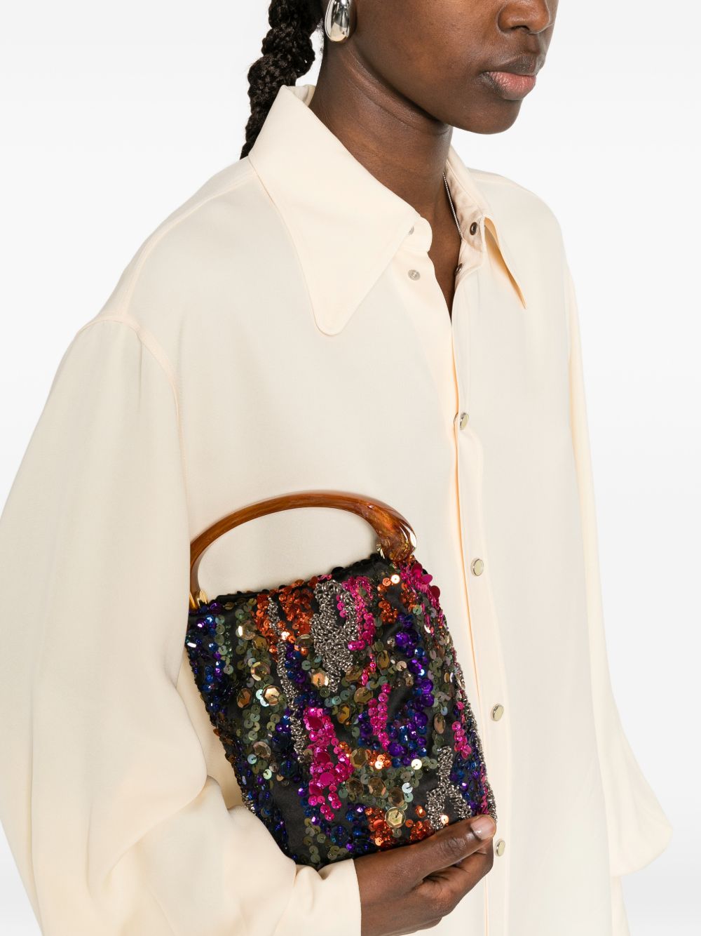 Dries Van Noten Women Embroidered Handbag DRIES VAN NOTEN