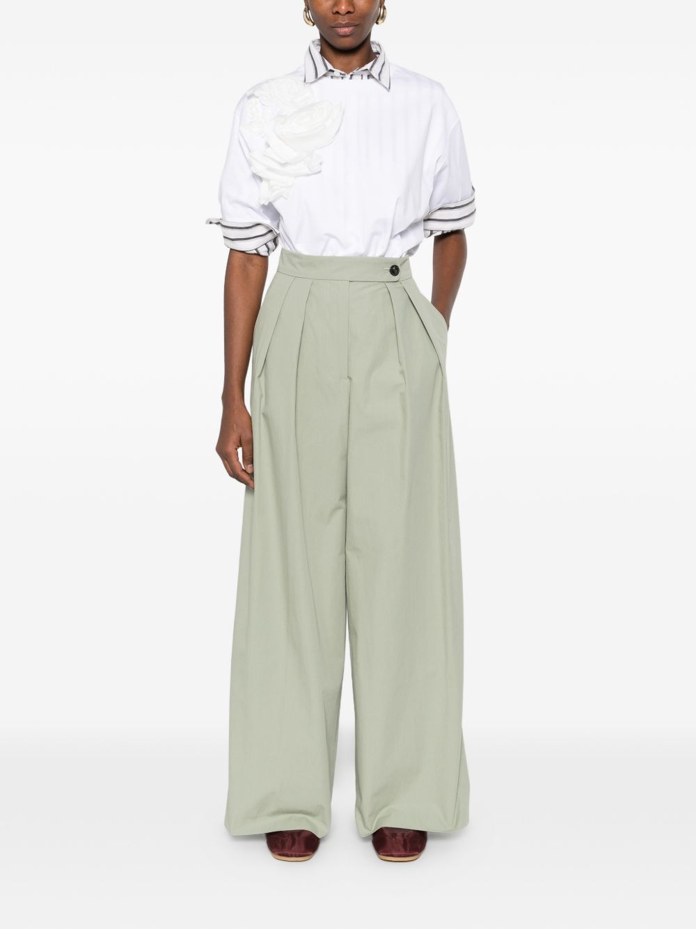 Dries Van Noten Women Pamplona Cotton Trousers DRIES VAN NOTEN