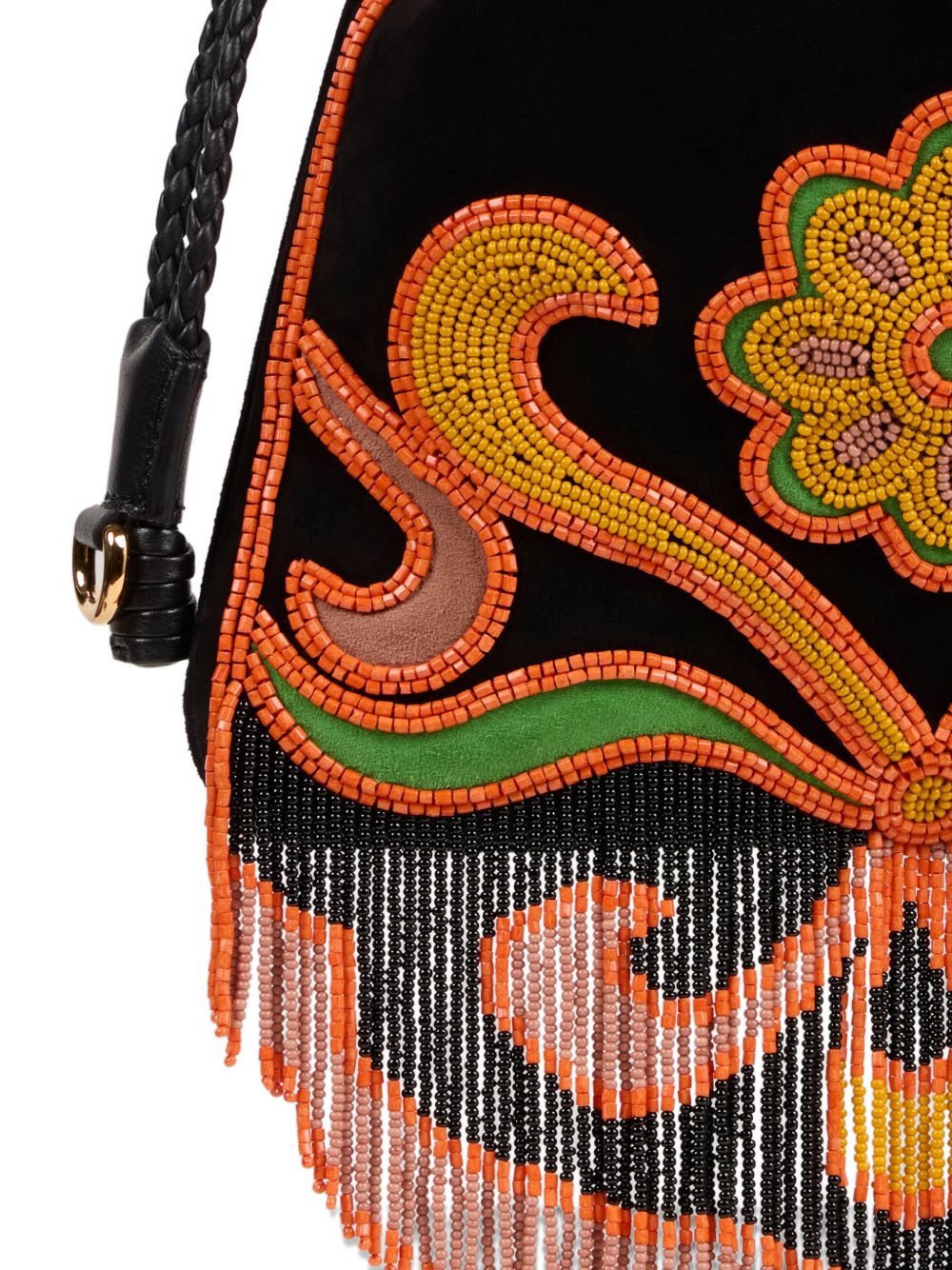 Etro Women Suede Leather Bucket Bag