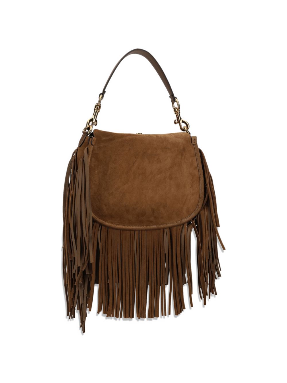Etro Women Suede Leather Fringed Shoulder Bag ETRO