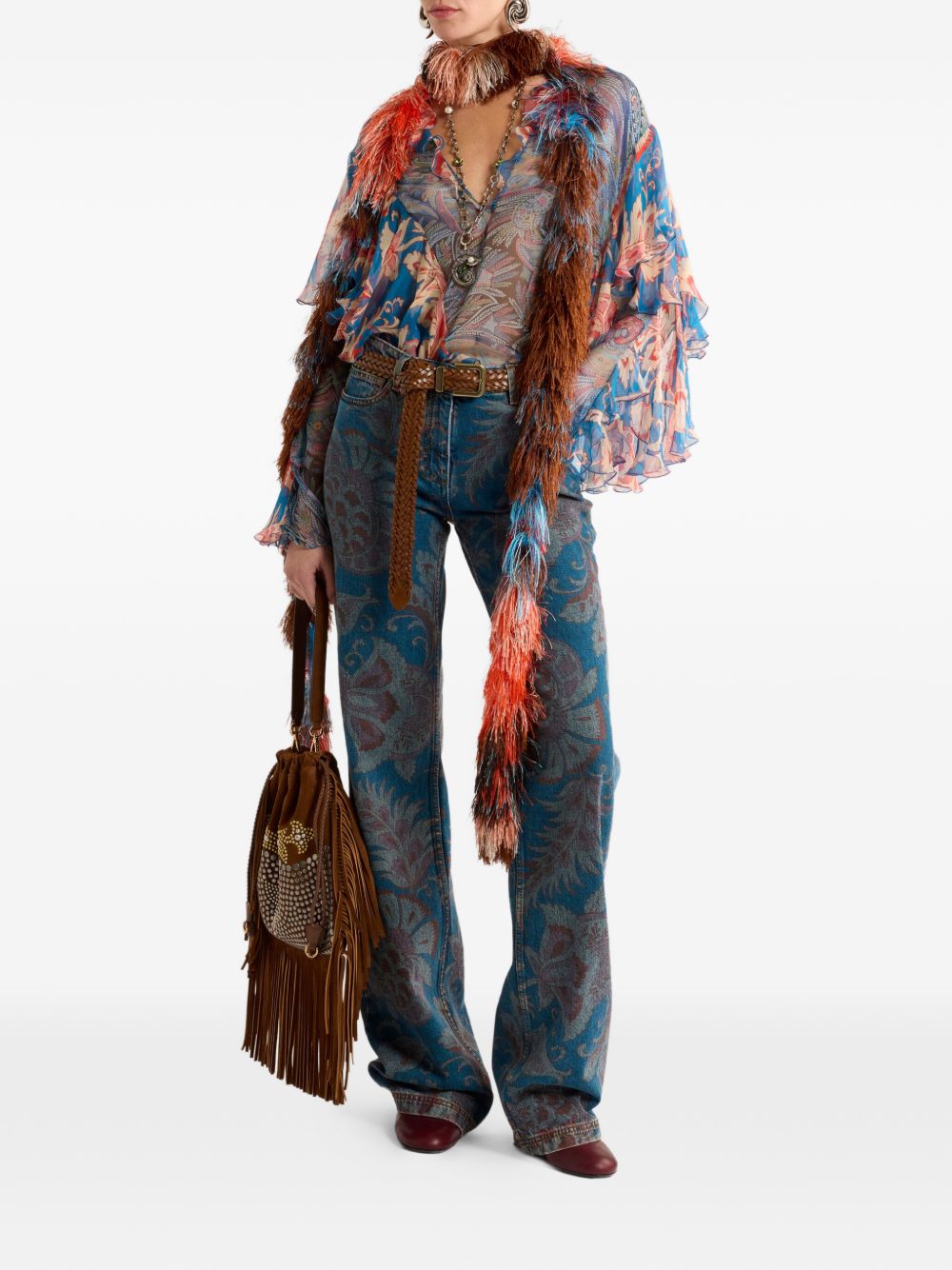Etro Women Printed Silk Blouse ETRO