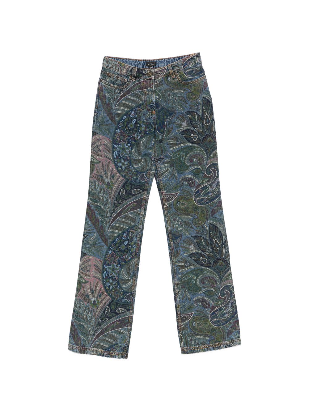 Etro Women Floral Print Flared Jeans ETRO