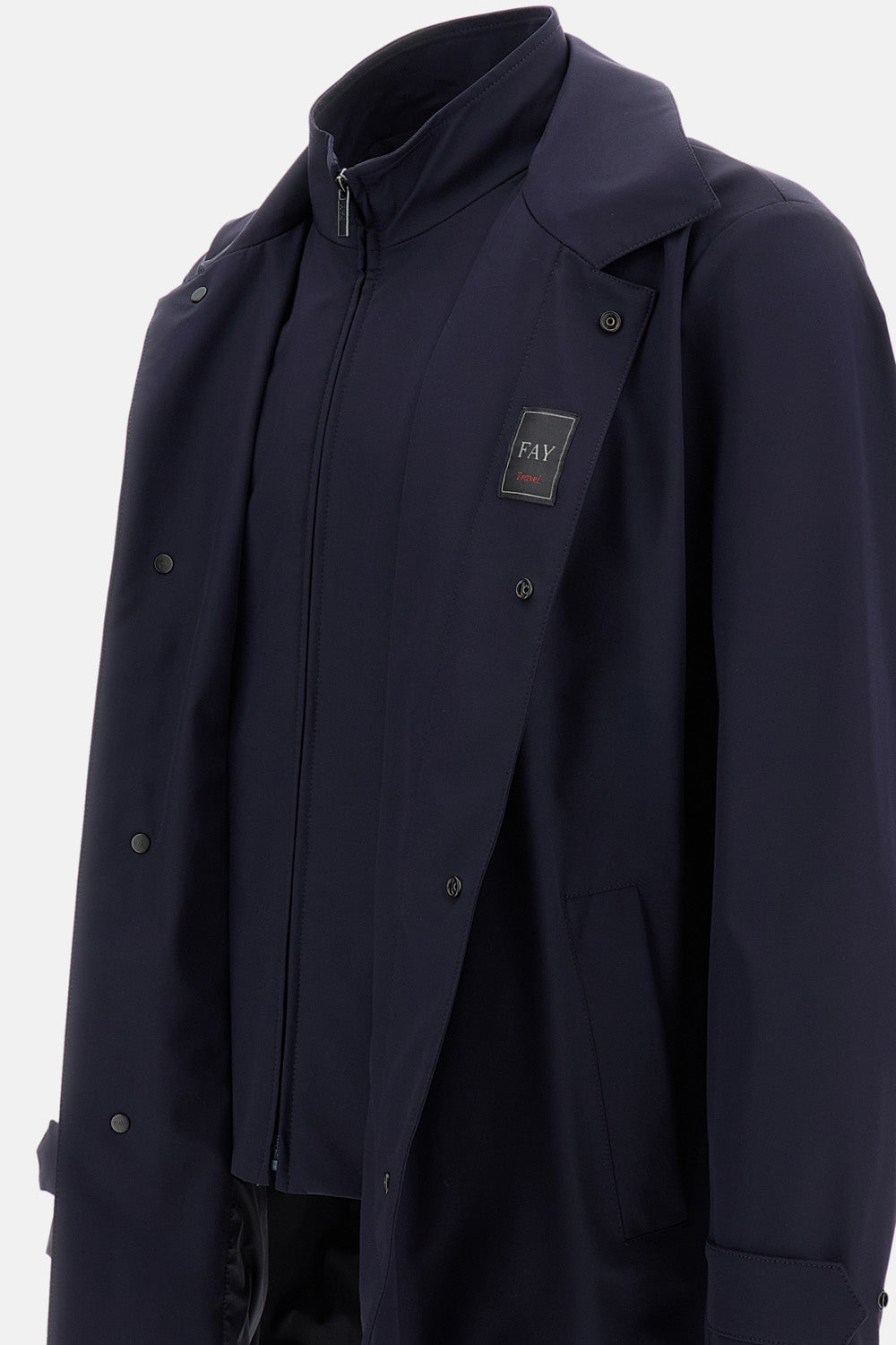 Fay Men Morning Coat In Jersey Stretch FAY