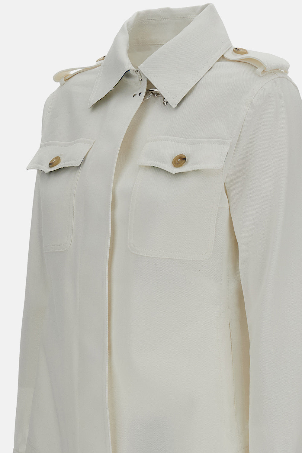 Fay Women Shirt Jacket Cotton Drill FAY