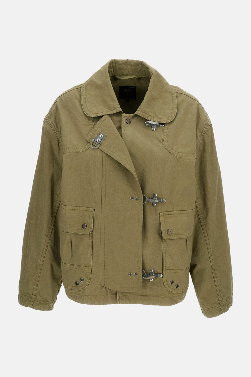 Fay Women 3 Ganci Cotton Canvas  Jacket FAY