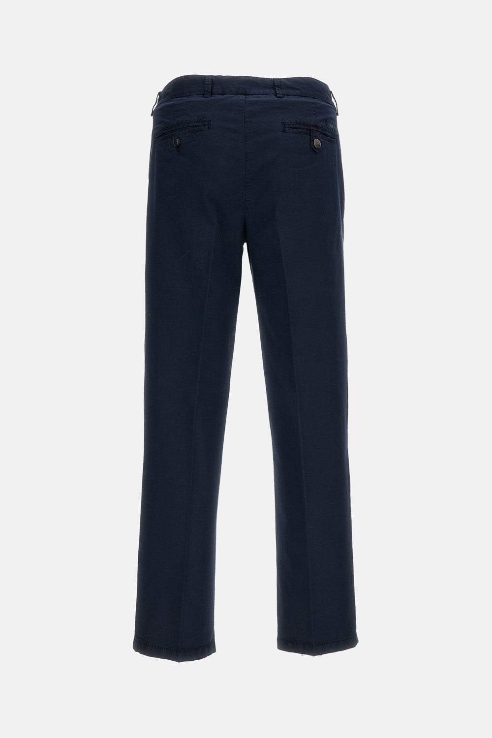 Fay Men Regular Fit Herringbone Cotton Trousers FAY
