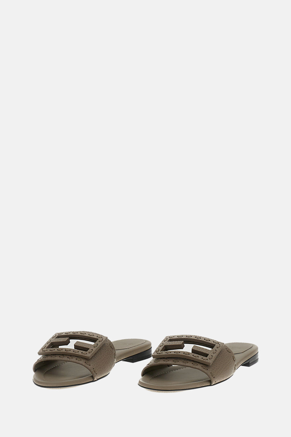 Fendi Women Leather Slides FENDI