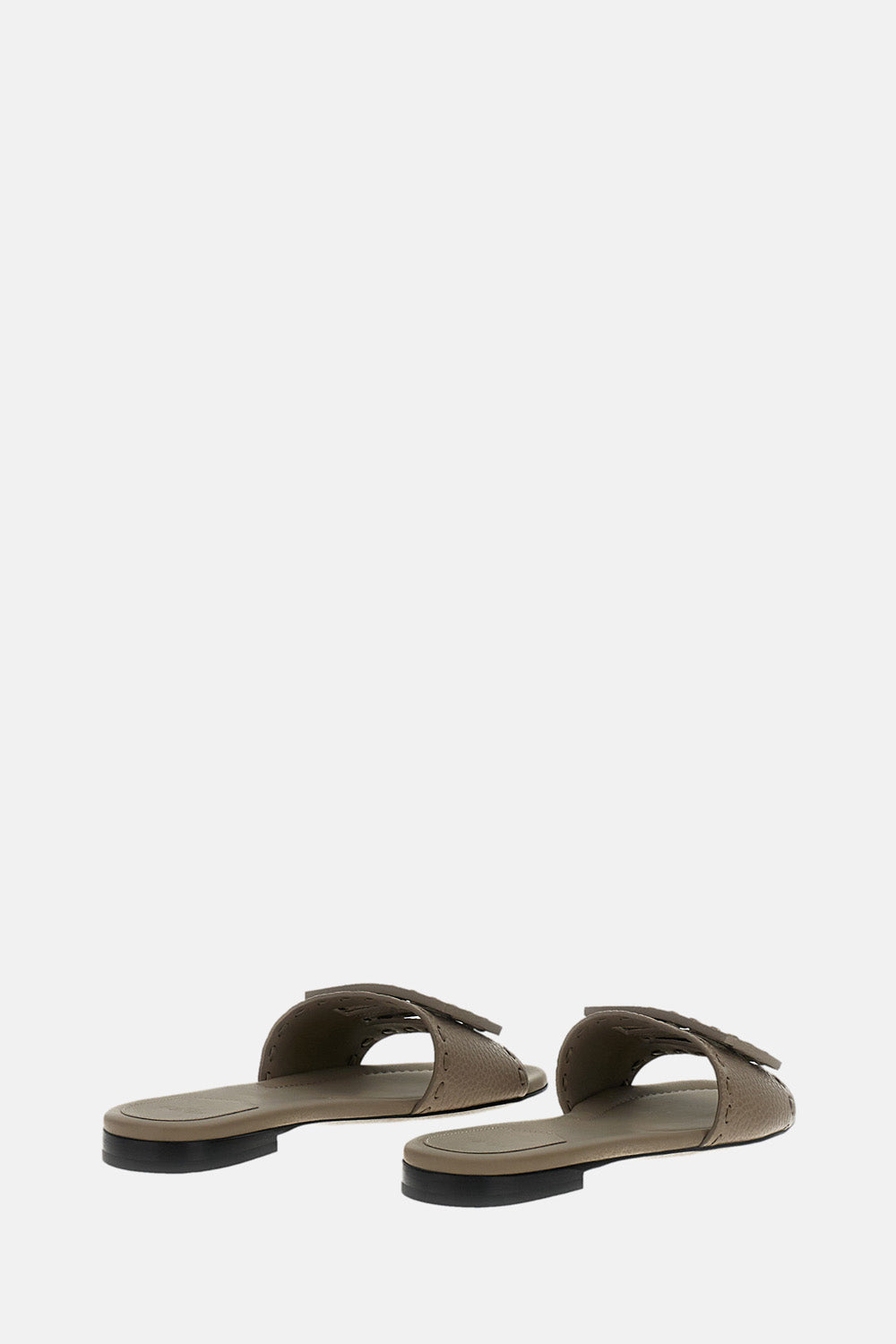 Fendi Women Leather Slides FENDI