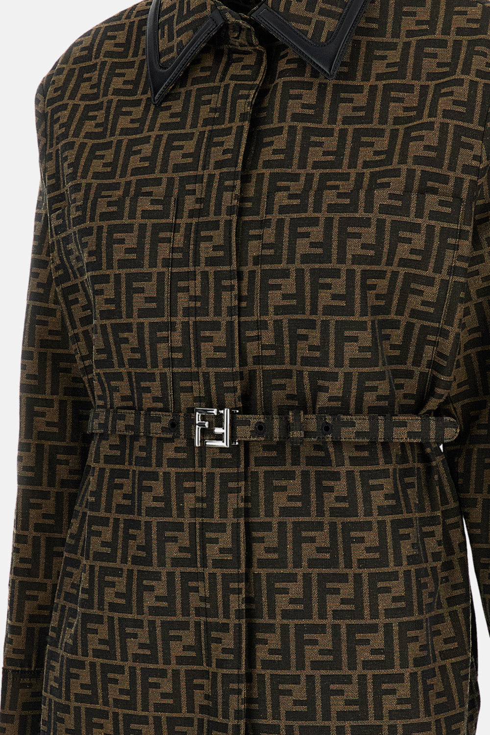 Fendi Women Ff Canvas Jacket FENDI
