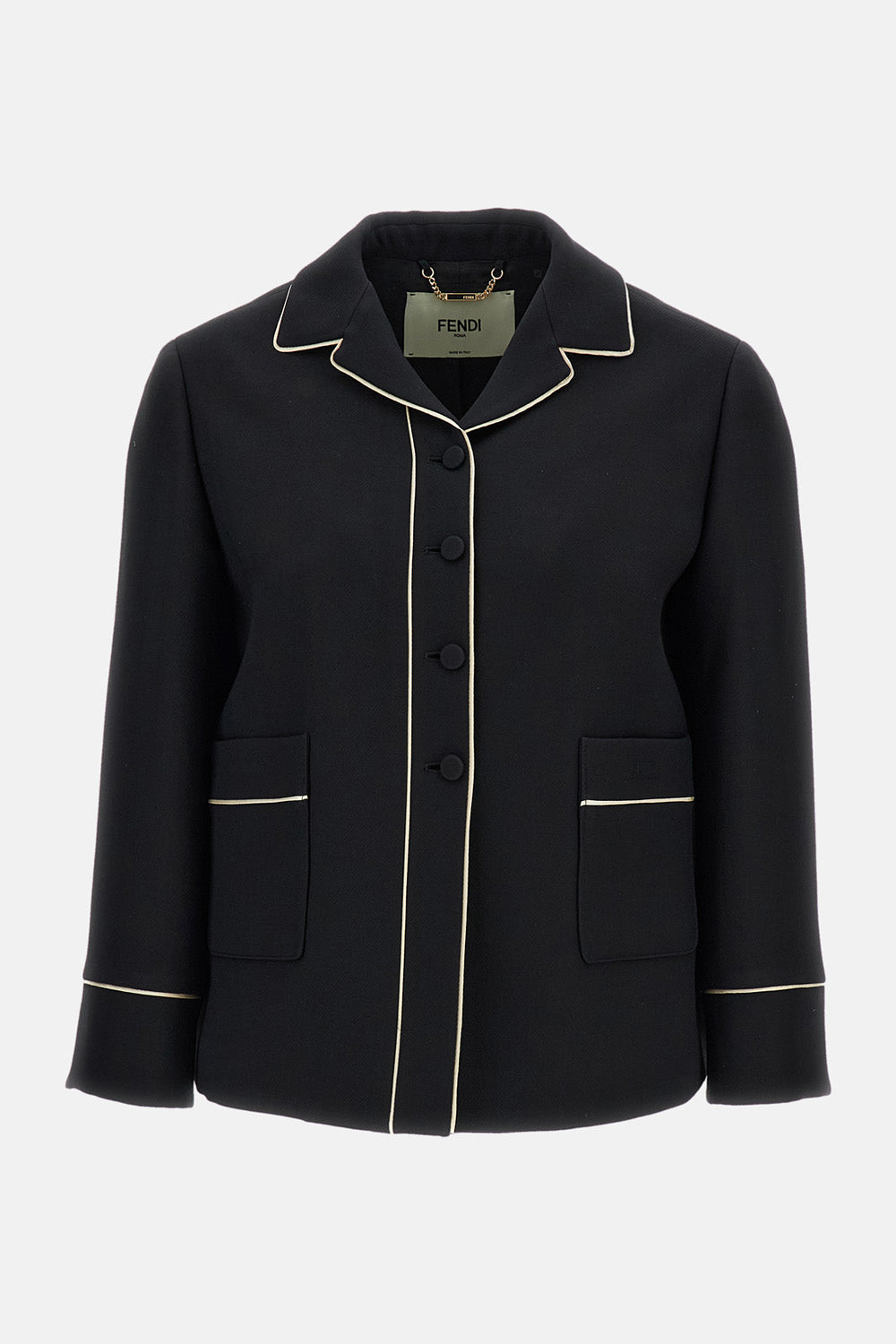 Fendi Women Blouson Wool Silk FENDI
