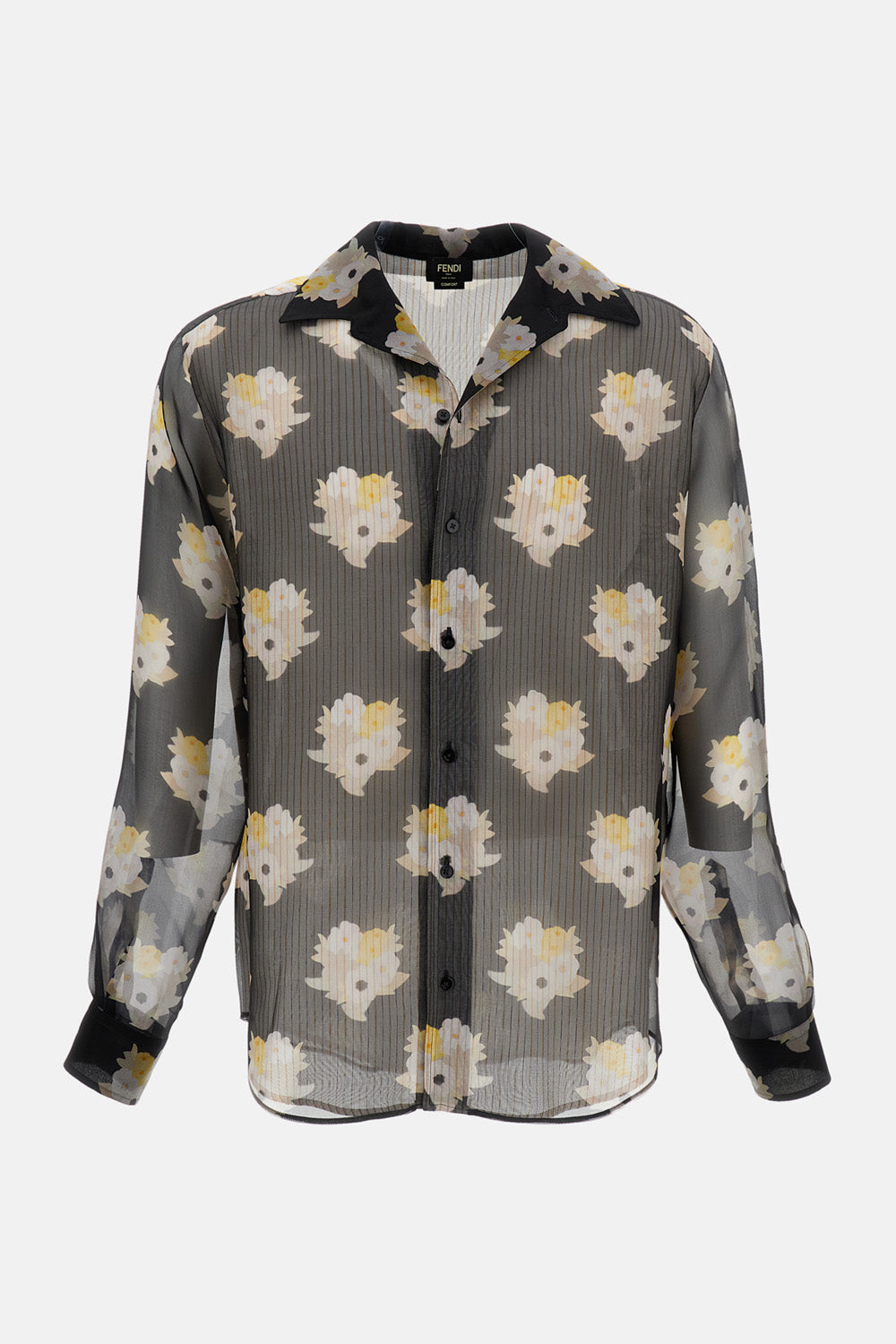 Fendi Men Double-Layer Patterned Shirt FENDI
