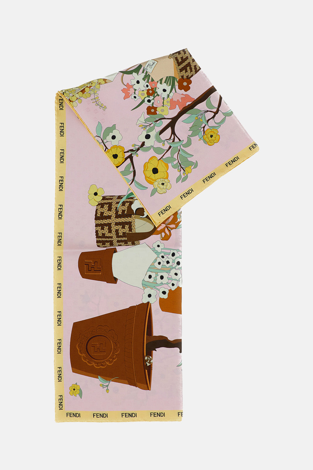 Fendi Women Fendi Gardening Printed Foulard FENDI