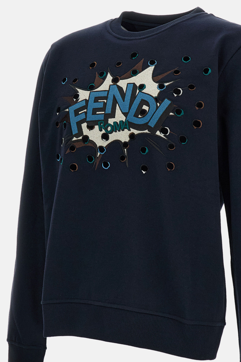 Fendi Men Embroidered Sweatshirt FENDI