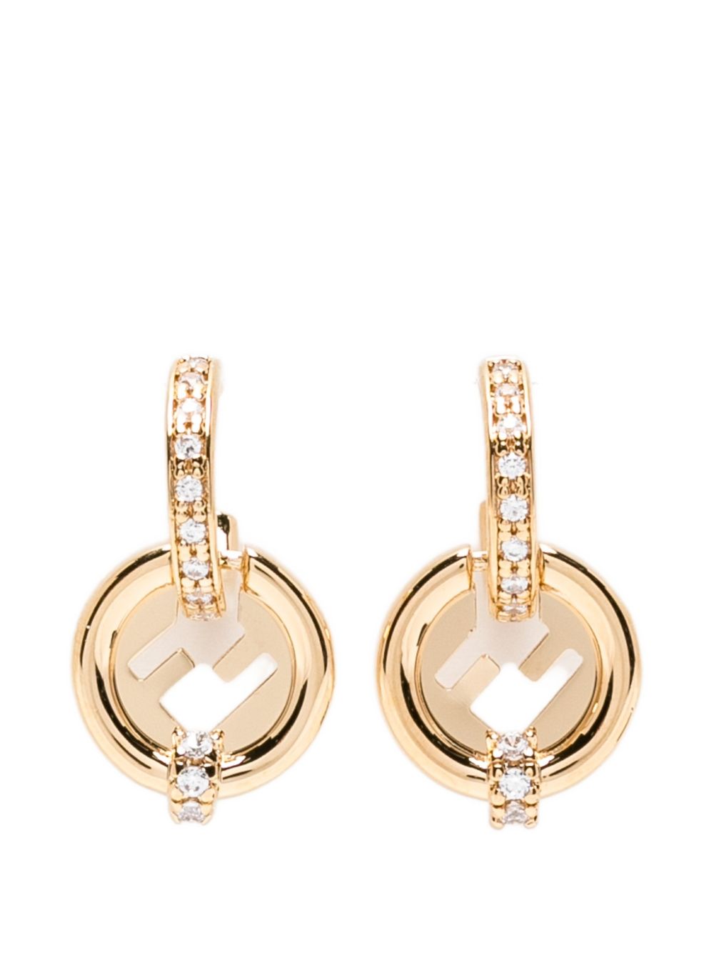 Fendi Women Ever Round Earrings FENDI