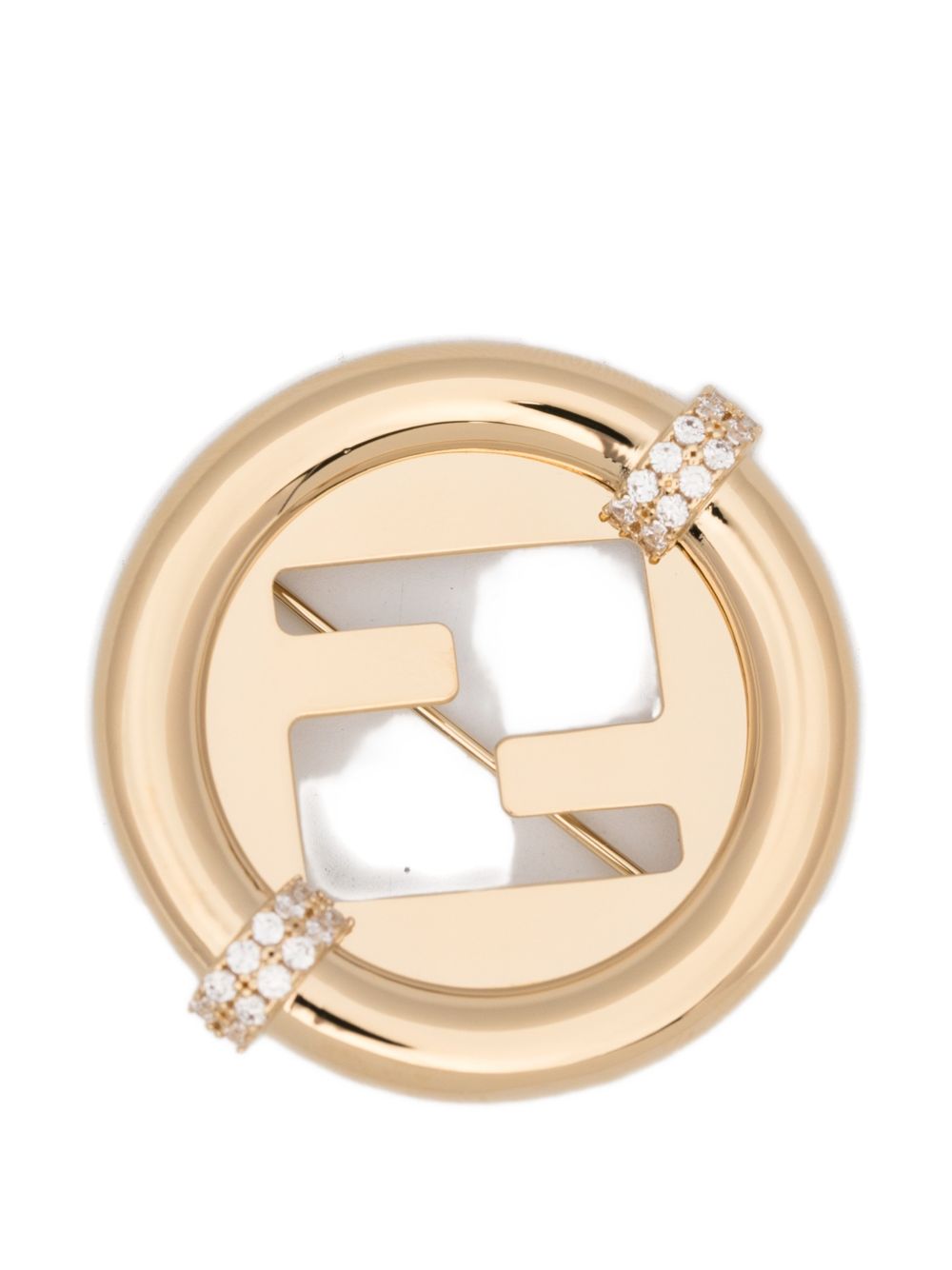 Fendi Women Ever Round Brooch FENDI