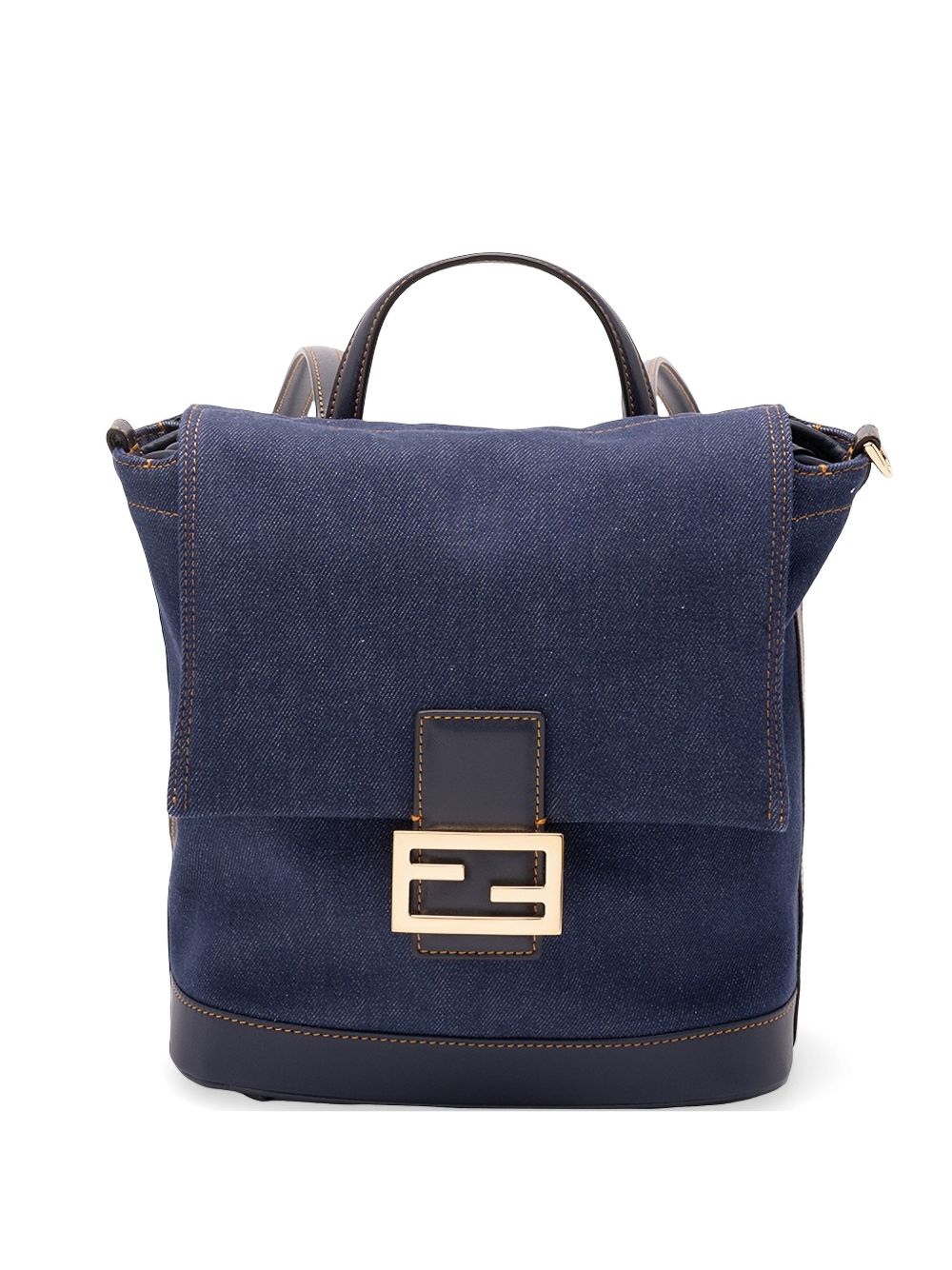 Fendi Women Small Denim Backpack FENDI