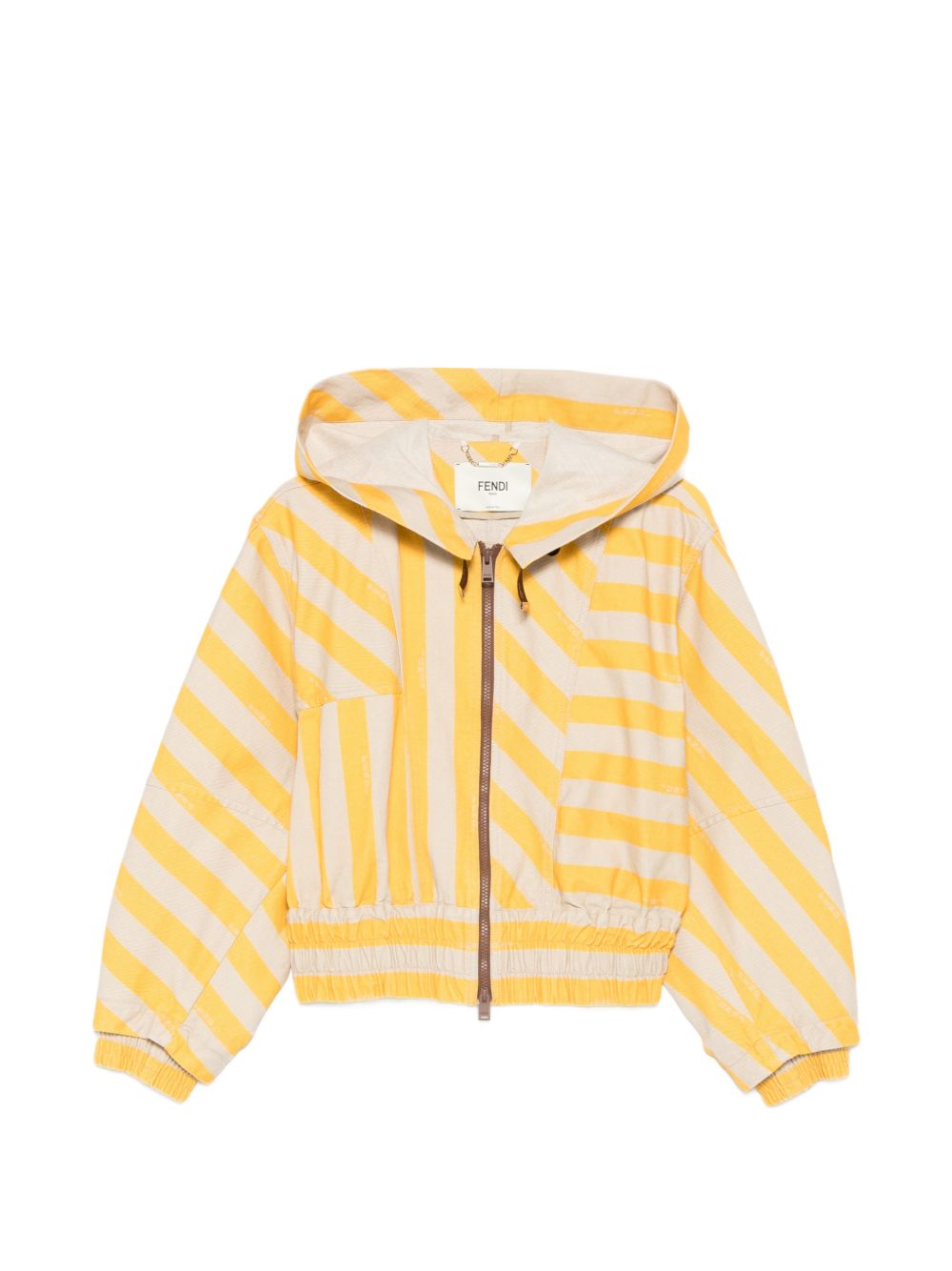 Fendi Women Striped Blouson Jacket