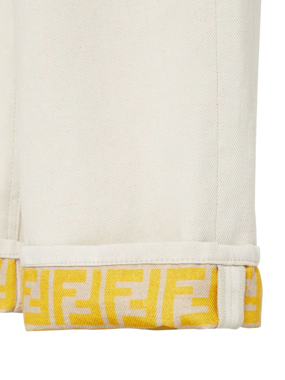 Fendi Women Ff Reverse Denim Jeans FENDI